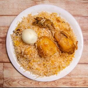 Chicken Biryani(with EGG) 1plate